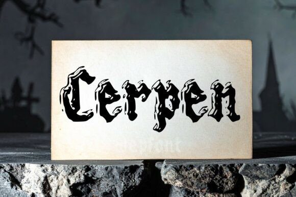 Cerpen: A Blackletter Typeface That Bridges History and Modern Design
