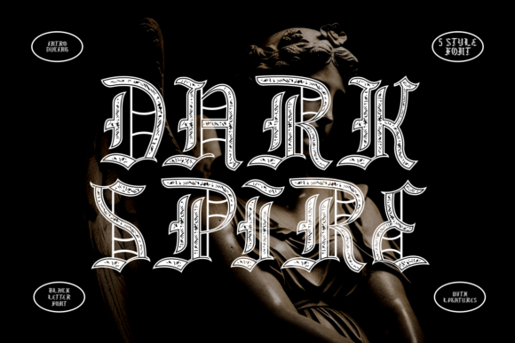 Dark Spire: A Gothic Font for Bold and Expressive Design