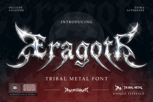 Eragoti: A Tribal Metal Typeface with Edge