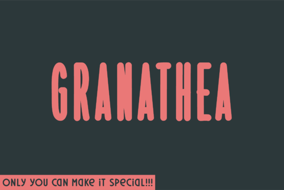 Granathea: A Unique Handwritten Font for Creative and Practical Use