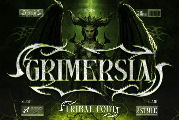 Grimersia: A Typeface That Commands Attention