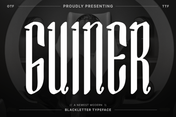 Guiner: A Bold, Modern Blackletter Typeface