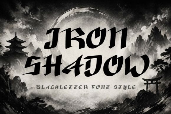Iron Shadow: A Bold Typography Choice for Modern Design