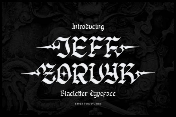 Jeff Zorvyk: Command Attention with Dark, Legendary Typography