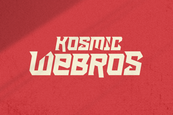 Kosmic Webros: A Bold Step into the Future of Typography