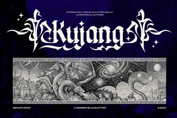 Kujang: A Font of Dark Majesty