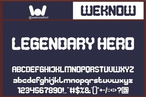 Legendary Hero: A Gothic Font with a Playful Medieval Touch