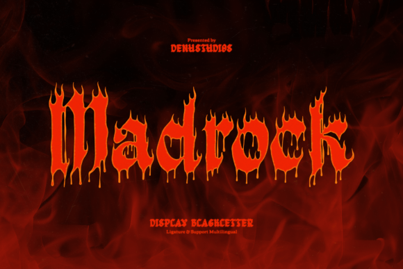 Madrock: Ignite Your Designs with a Fierce Display Font