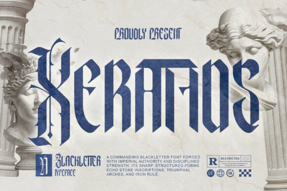 Xerathos: A Font of Monumental Strength